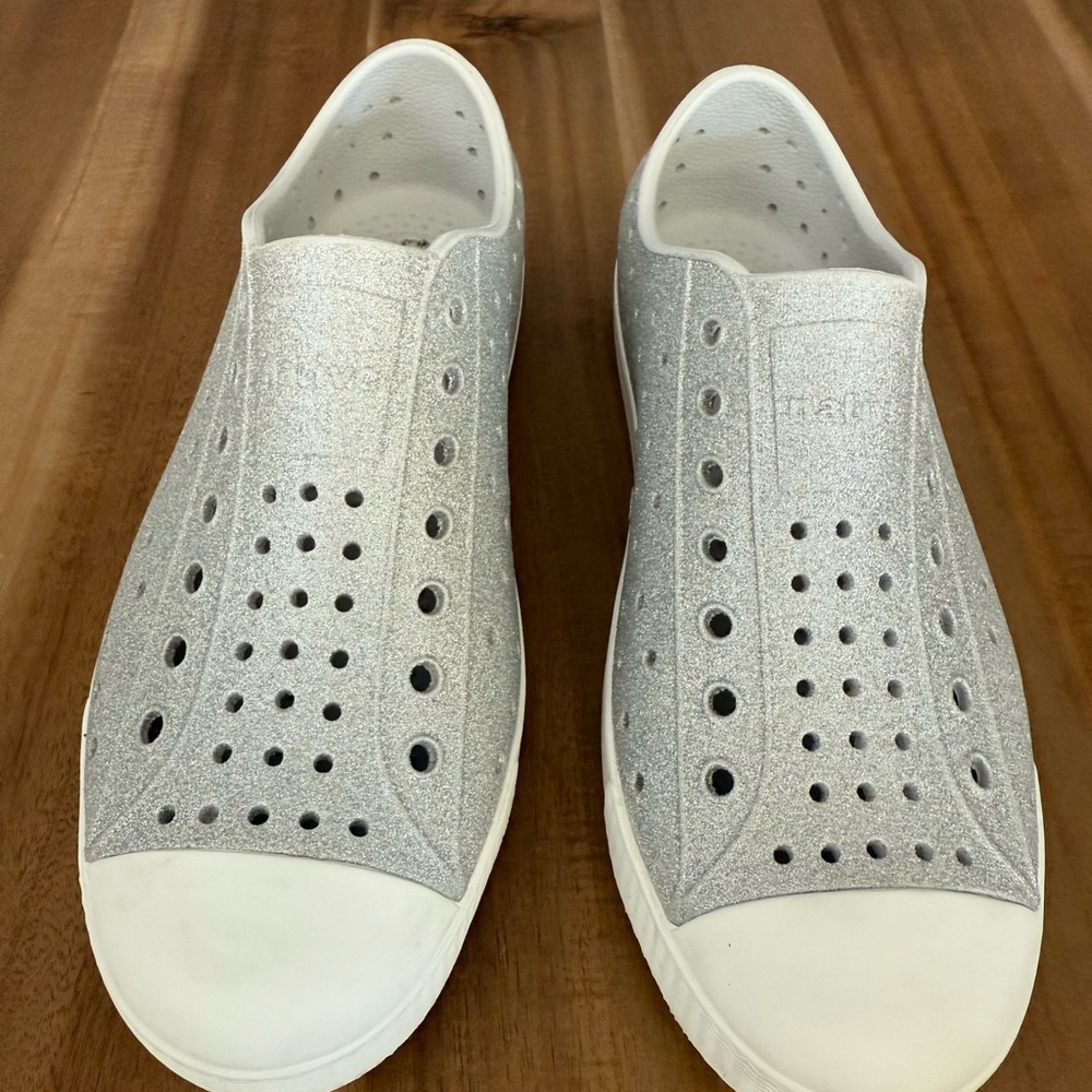 Native Kids Jefferson silver Slip-On Sneakers